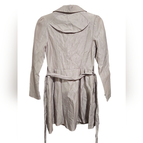 Women's Pale Pink Trench Coat – Fits XS - Picture 2 of 6